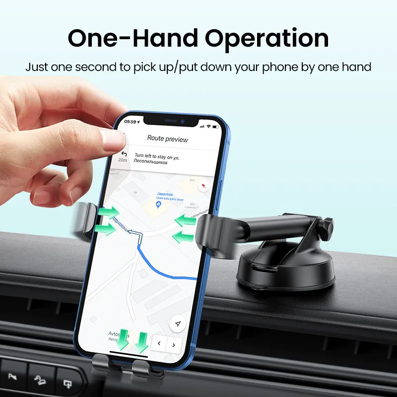 Twist and Lock Windscreen Mount with Slim Grip Cradle for iPhone XR (sku 42429)