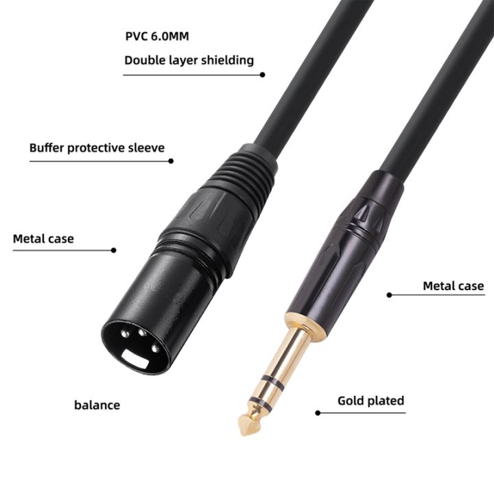 6-35-mm-1-4-inch-male-to-xlr-male-audio-stereo-mic-cable-male-to-xlr-male-balanced-speaker-mic-cable