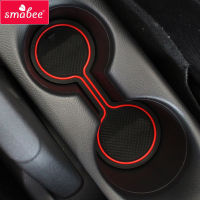 Car Gate Slot Mats For NISSAN KICKS Interior Accessories Door Pad Cup Dust Mat Water Coaster Non-Slip Groove Pad Car Sticker