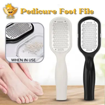 1pc Professional Foot Files, Double-Sided Callus Remover Foot Rasp, Pedicure  Foot Scrubber For Wet Dry Feet, Foot Grater With Handle For Smooth Feet  Home Spa