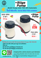 ปั๊มน้ำท้องเรือ ขนาด 500/700 แกลลอนฺ BILGE Pumps 500-700 GPH