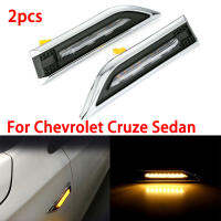 ไฟสัญญาณเลี้ยวด้านข้าง LED 2ชิ้น,สำหรับ Chevrolet Cruze Sedan Hatchback