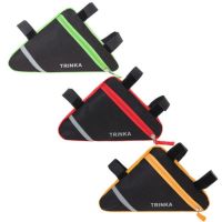 2023☑✔ Waterproof Triangle Cycling Bike Bicycle Front Tube Frame Pouch Saddle Bag Case