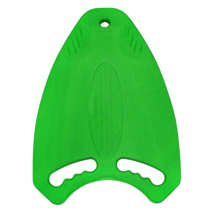 2X Green Swim Board EVA Back Float Kickboard Safe Training Aid Plate Surf Water for Adult Children Swim Pool Accessories