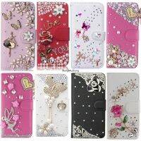 Fashion Bling Crystal Diamond Rhinestone for IPhone 11 Pro Max 12 Pro for IPhone 14 13 Pro Max Xr Xs Max X 7 8 Plus Wallet Case