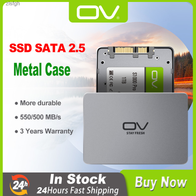 SSD Sata กล่องโลหะ OV 120 128GB 240GB 256GB 480GB 512GB 1TB 2TB ฮาร์ดดิสก์ HDD โซลิดสเตทไดรฟ์ภายในแบบ Diy คีย์บอร์ดเกม Zlsfgh