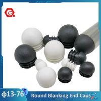 ♣✾☄ 4/8Pcs Domed Round Plastic Black Blanking End Caps Tube Pipe Inserts Plug 13 16 19 20 22 25 28 30 32 35 38 40 42 45-76mm