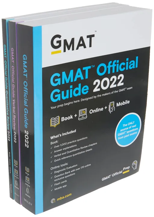 GMAT Official Guide 2022 Bundle: Books + Online Question Bank ใหม่พร้อม ...