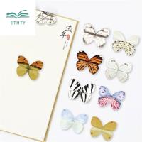 ETHTY 4ชิ้น/แพ็ค สร้างสรรค์และสร้างสรรค์ อุปกรณ์การเรียนสำหรับโรงเรียน สำหรับเด็กๆ สำหรับนักเรียน คลิปหนังสือคลิป ที่คั่นหนังสือรูปผีเสื้อ บุ๊คมาร์ค เครื่องหมายของหน้า ที่คั่นหนังสือแม่เหล็ก