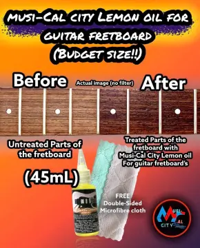 LEMON OIL FOR GUITAR FRETBOARD, PIONEER PRODUCT AND ALL PURPOSE GUITAR  CLEANER (45ML VARIANT) BY MUSI-CALOOCAN CITY
