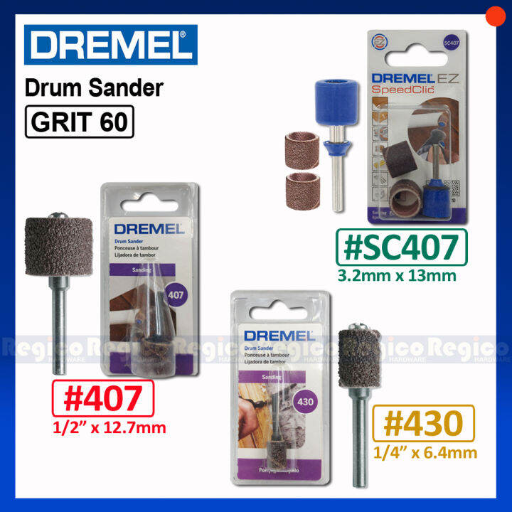 Dremel 407 SC407 430 EZ SpeedClic Drum Sander Dremel Accessories Regico ...