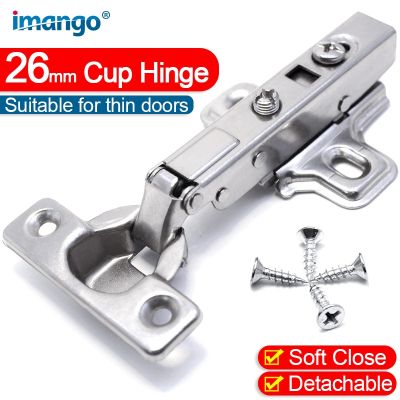 ☂▤❐ 90 Degree Inset 26mm Small Furniture Hinge Soft Close Mini Hydraulic Damper for Kitchen Cabinet Cupboard Door Hinges Buffering