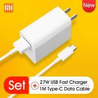 ชุดชาร์จ Xiaomi Fast charger Adapter 27W สายชาร์จ Type C QC4.0 USB Adapter Type-C Cable For Mi9 Mi 8 Lite Redmi note7