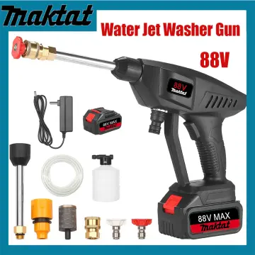 88V Portable Cordless Car Pressure Washer High Pressure Water Spray Gun Jet  Gun