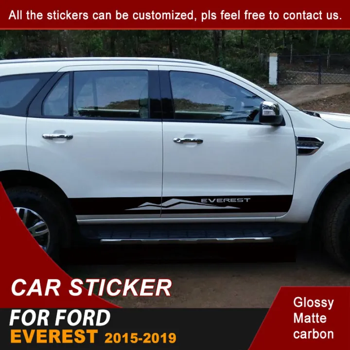 Fit For Ford Everest 2015 2016 2017 2018 2019 Car Decals Side Body ...