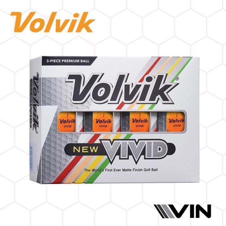 Volvik Golf Ball VIVID Lazada