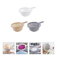 【CW】 Basket Strainer Bowl Colander Fruit Washing Rice Strainers Food Vegetable Draining Plastic Drain Noodles Mesh