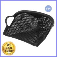 บุ้งกี๋หวายใหญ่ W.PLASTIC สีดำRATTAN CLAM-SHELL SHAPED BASKET W.PLASTIC BLACK LARGE **มีบริการชำระเงินปลายทาง**