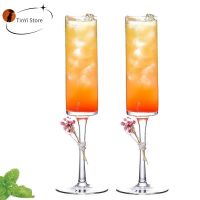 【CW】☾◆✹  180ml Pop 1-2PCS Cylindrical Glass Glasses Goblet Cocktail Bar Straight Wine