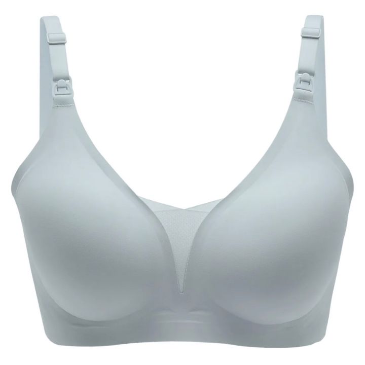 lily-maternity-bra-รุ่น-mesh-บราให้นมไร้โครง-ไร้ตะเข็บ-รุ่นตาข่าย-ผ้านิ่ม-ยืดหยุ่น-ใส่สบาย-ไม่ระคายเคือง-บราคุณแม่-บราให้นม-เสื้อในให้นม