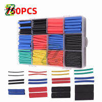 320PCS560PCS750PCS Polyolefin Shrink Heat Shrinkable Tub Insulation Repair Wire Heatshrink Tubing