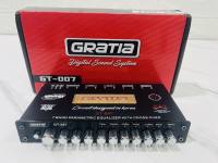 ปรีแอมป์ กราเทีย GRATIA รุ่น GT-007 ปรี 7 BAND Max out put 11V RMS ปรีปรับเสียง  ซับแยก คุณภาพดี ใส่แน่น เสียงกลงชัดแหลมใส เบสแน่น