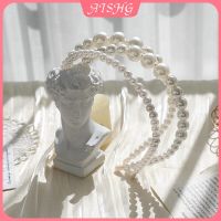 AISHGเกาหลี Retro Retro Pearl Hair Hoop แถบคาดศีรษะหญิง Hairpin Hairband อุปกรณ์เสริมผม Headdress