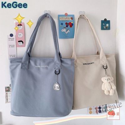 【hot sale】❇♨ C16 KeGee Womens Tote Bag Japanese Style Simple Shoulder Bag Handbag for Girls Students Women Shopping Bags
