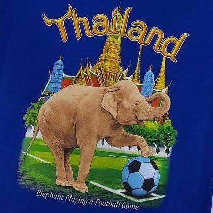 เสื้อยืดเด็ก-เสื้อยืดคอตตอน-งานสกรีนลายช้างไทยแลนด์