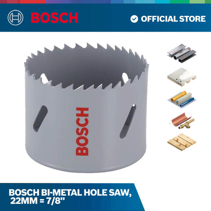 Bosch Bimetal Hole Saw (7/8,1 1/2,1 3/4,2 1/8 inches) Tools