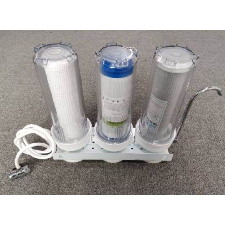 3 or 2 or 1 Stage Counter Top Water Purification Filter Set with