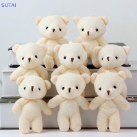 ?【Lowest price】SUTAI จี้รูปหมีแบบยืนสำหรับตกแต่งห้องของเล่นตุ๊กตารูปหมีนุ่มนิ่มดีไซน์พวงกุญแจตุ๊กตาหมีห้อยคอ