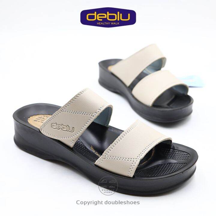 รองเท้าแตะเพื่อสุขภาพ-ผู้หญิง-deblu-รุ่น-l873-สีครีม-ไซส์-36-41