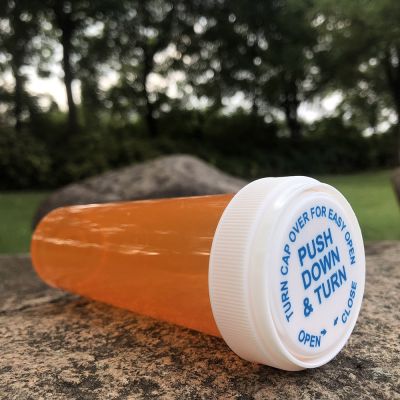 【CW】❣❦☍  COURNOT Biggest 60Dram Push Down  Turn Vial Plastic  Stroage Stash Jar Pill Bottle Herb