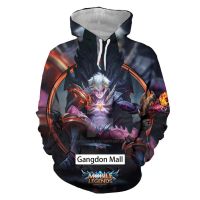 2023 style latest  trend game sweater Dyroth Prince of the Abyss Mobile Legend  Sweatshirt 3D Hoodie Size XXS-6XL，can be customization