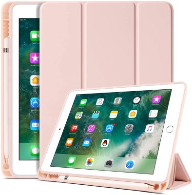 【DT】 hot  For iPad Air 2 Air 4 iPad Air 5 10.9 3 Wake up Case For Ipad 10.2 Pro 10.5 9.7 Mini 5 4 with Pencil Holder Silicon Funda Cover