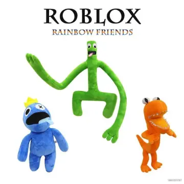 Rainbow Friends Blue Peluche, Rainbow Friends Green, Rainbow Friends  Chapter de 2 Plush, Yellow/Green Rainbow Friends Plush Toy, for Kids and  Fans, Plush Doll Gifts