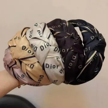 FHTH Dior Logo Bow Headband