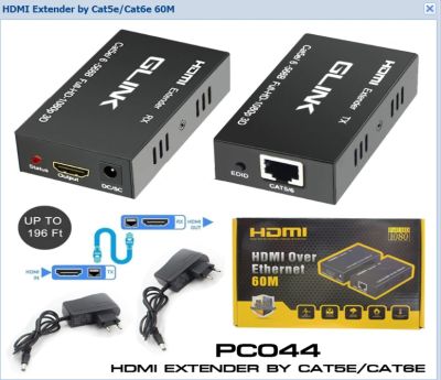 HDMI OVER EXTENDER 60M. GLINK(PC044)