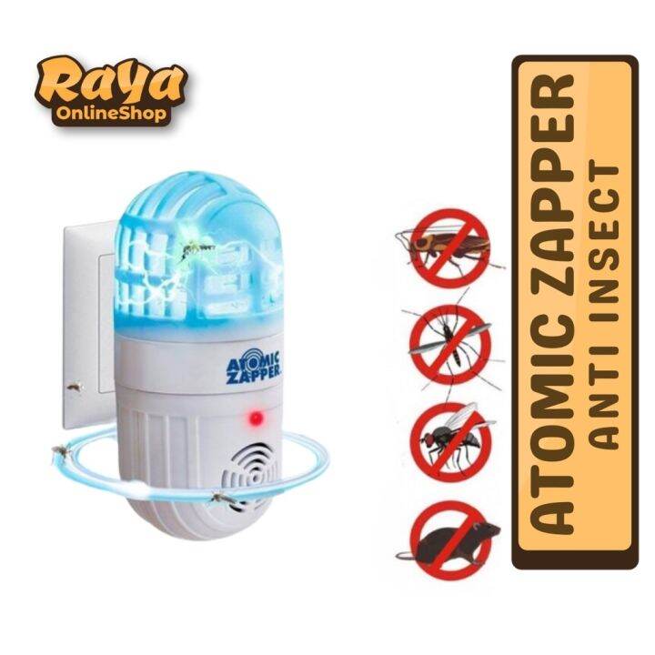 Atomic Zapper Mosquito Killer New Ultrasonic Insect Repellent Rat