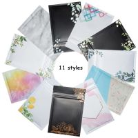 【CW】┇  7x11cmx8x12cm Matte/Glossy Zip lock Plastic Aluminum Foil Pouches Reclosable Storage