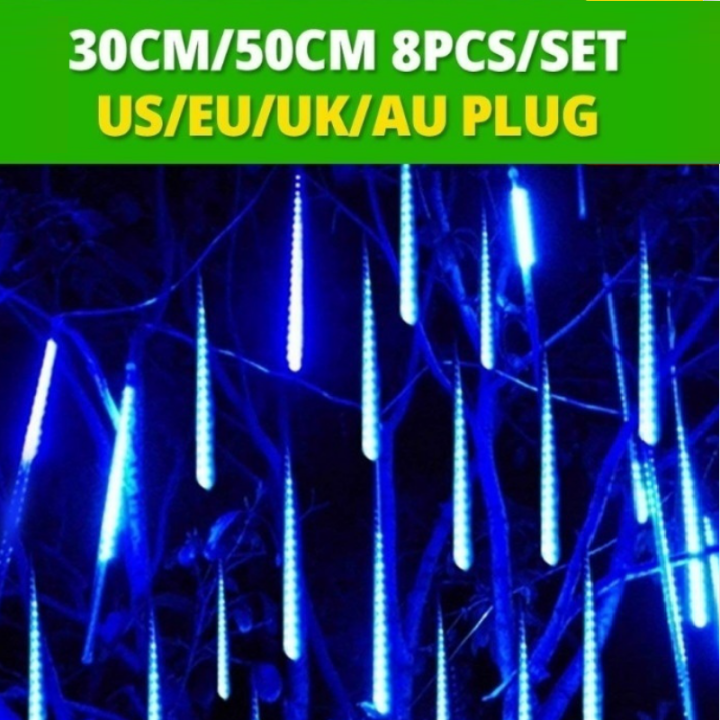 30cm-50cm-euusauuk-plug-waterproof-meteor-shower-rain-8-tube-led-string-lights-for-outdoor-holiday-christmas-decoration-tree