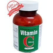 Lọ 1000 viên Viên uống Vitamin C 50mg- Giúp bổ sung Vitamin C, tăng đề