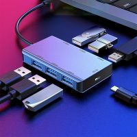 100%-ออริจินัล6พอร์ต USB ฮับ480Mbps 5Gbps อะแดปเตอร์เครื่องชาร์จ USB ฮับ2.0 USB ความเร็วสูงตัวแยก USB อุปกรณ์เสริมสำหรับคอมพิวเตอร์