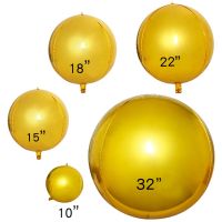 1Pcs Aluminum Film Balloon Rose Gold Party Balloon Round Balloon Birthday Party Wedding Decoration Gift Balloons