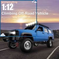 1/12 Off-รถบรรทุกออฟโรดกับไฟ LED 2.4GHz 4CH 4WD RC Off-Road รถของขวัญ