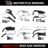 Motorcycle 8mm10mm Thread Universal Naked Cruiser Bikes Rear View Side Mirrors For Harley Honda Suzuki Yamaha Kawasaki Custom