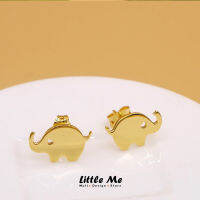 Little Me Jewelry , Littleme ต่างหูช้างจิ๋ว สีทอง สินค้าทำมือ ของขวัญสำหรับเธอ(แถมฟรี+ กล่องของขวัญ) ตุ้มหู , ต่างหู