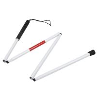 Blind Cane Walking Stick Collapsible Walking Sticks for Seniors Aluminum Alloy Guide Stick for Vision Impaired and Blind People Folds In 4 Sections masterly