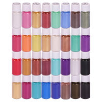 32 สีผงไมก้าอีพ็อกซี่เรซิ่นสีย้อมมุกรงควัตถุผงธรรมชาติสำหรับศิลปะ DIY, สี, ยาทาเล็บ, การทำสบู่, ผสมสี-vn4958570